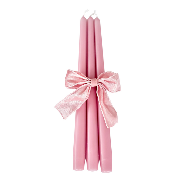 Blush Dripless Taper Candles