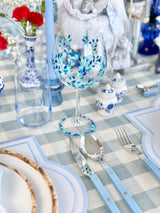 Automne Bleu Wine Glass