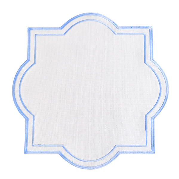 Cerulean Scalloped Placemat