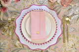 Tulip Placemat: White and Dusty Pink