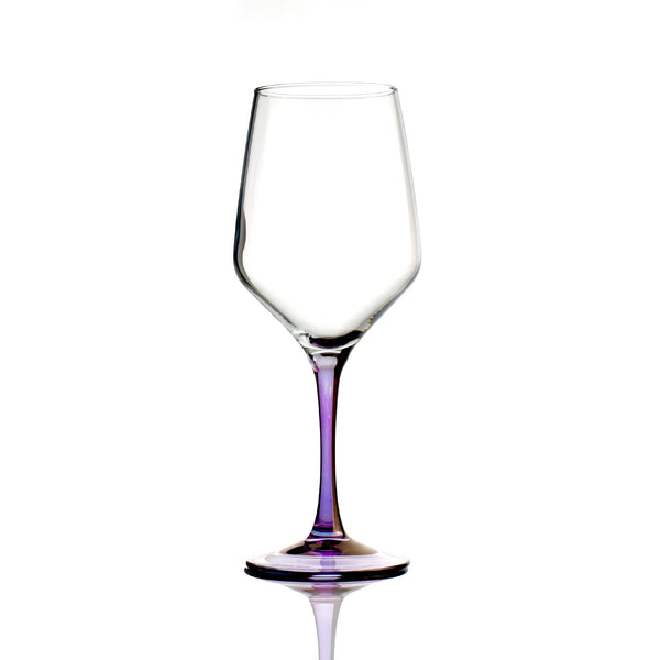 Purple Stem Wine Glass (Set of 4)