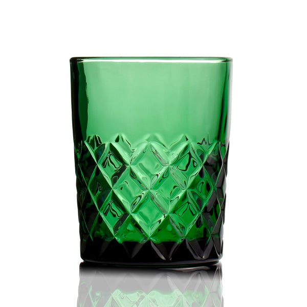 Emerald Rocks Glass (Set of 2)