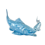 Blue Fish Sculpture