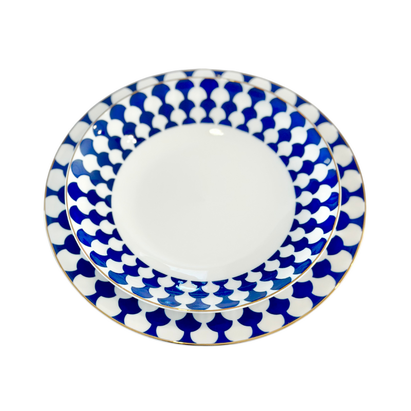 Blue Tiles Salad Plate