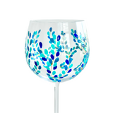 Automne Bleu Wine Glass