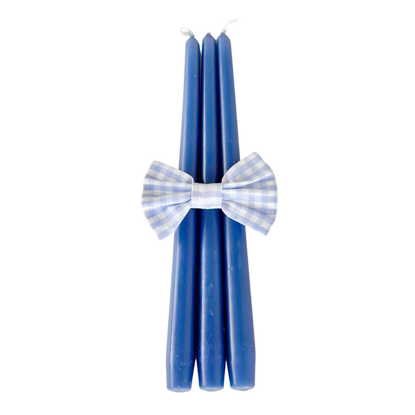 Navy Blue Dripless Taper Candles