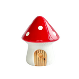 Enchanted Toadstool Ceramic Candle Holder