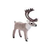 Arctic Charm Plush Reindeer Ornament