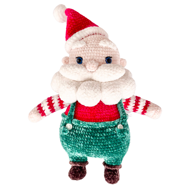 Velvet Crochet Santa