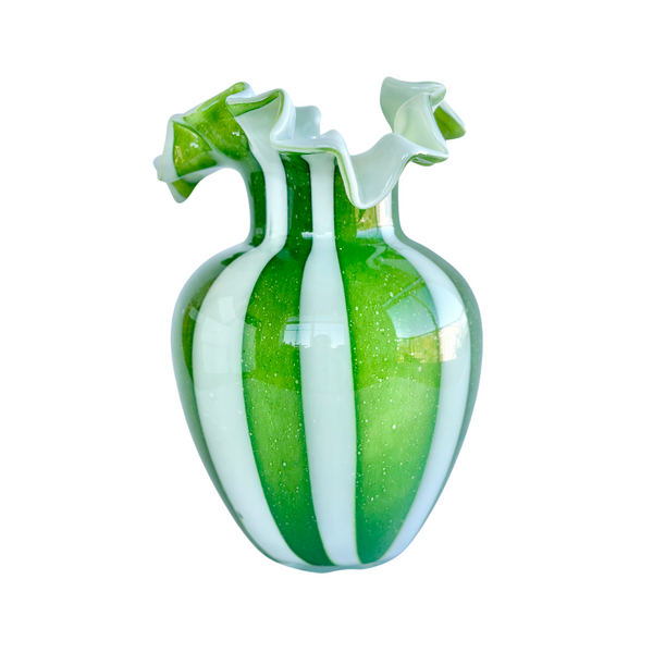 Emerald Essence Crystal Vase