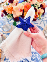 Starfish Napkin Ring: Royal Blue