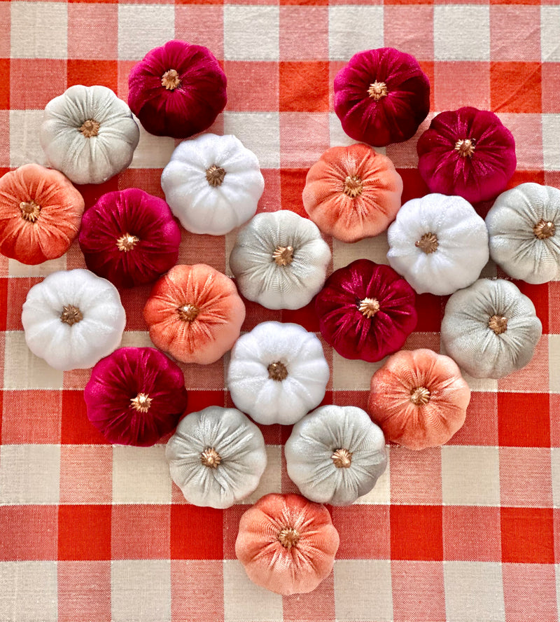 Cherry Velvet Pumpkins