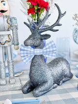 Sparkly Blue Reindeer