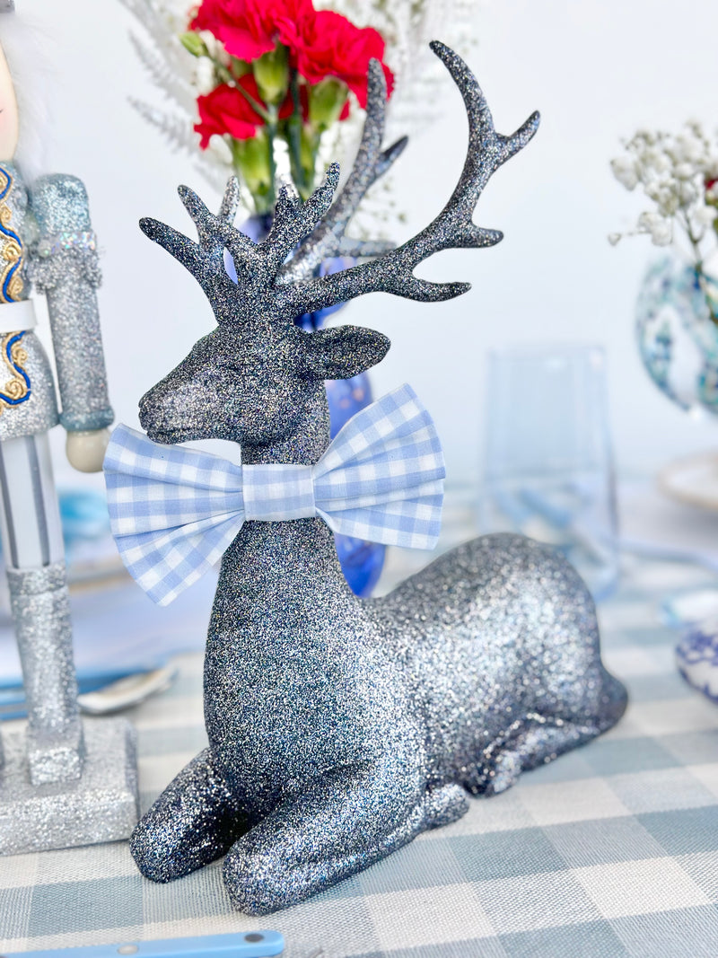 Sparkly Blue Reindeer