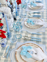 Bistrot Blue Dinner Set (Soup Spoon, Dinner Fork, Dinner Knife, Teaspoon and Salad Fork)