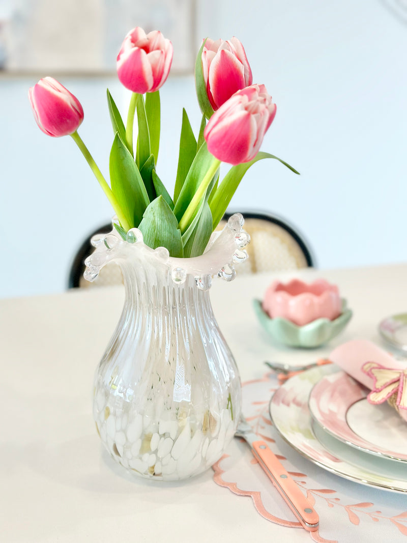 Cherished Rose Artisan Vase