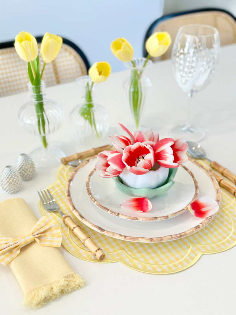 Yellow Gingham Placemat