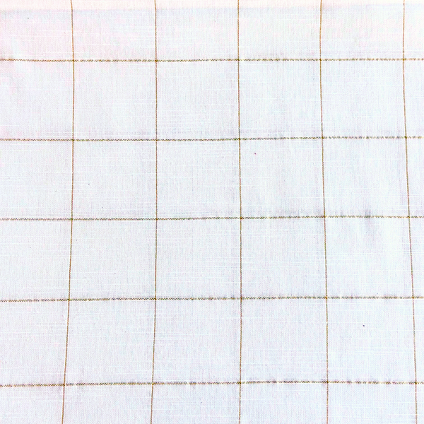 Minimalist Grid Linen Tablecloth