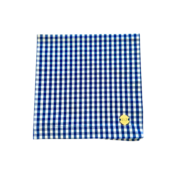 Navy Gingham Napkin