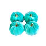 Turquoise Velvet Pumpkins