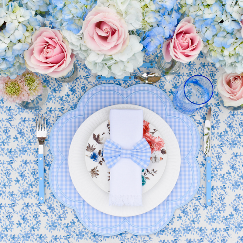 Baby Blue Gingham Placemat