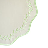 Pine Placemat: Off-White and Tea Green