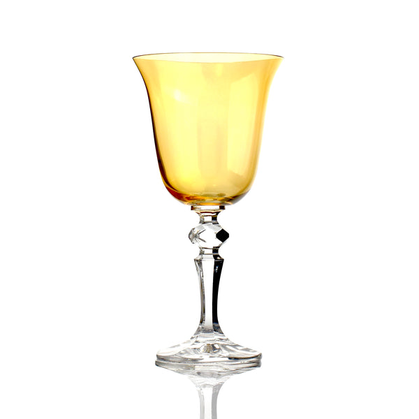 Amber Diamond Wine Glass (Set of 4) – House Queiroz