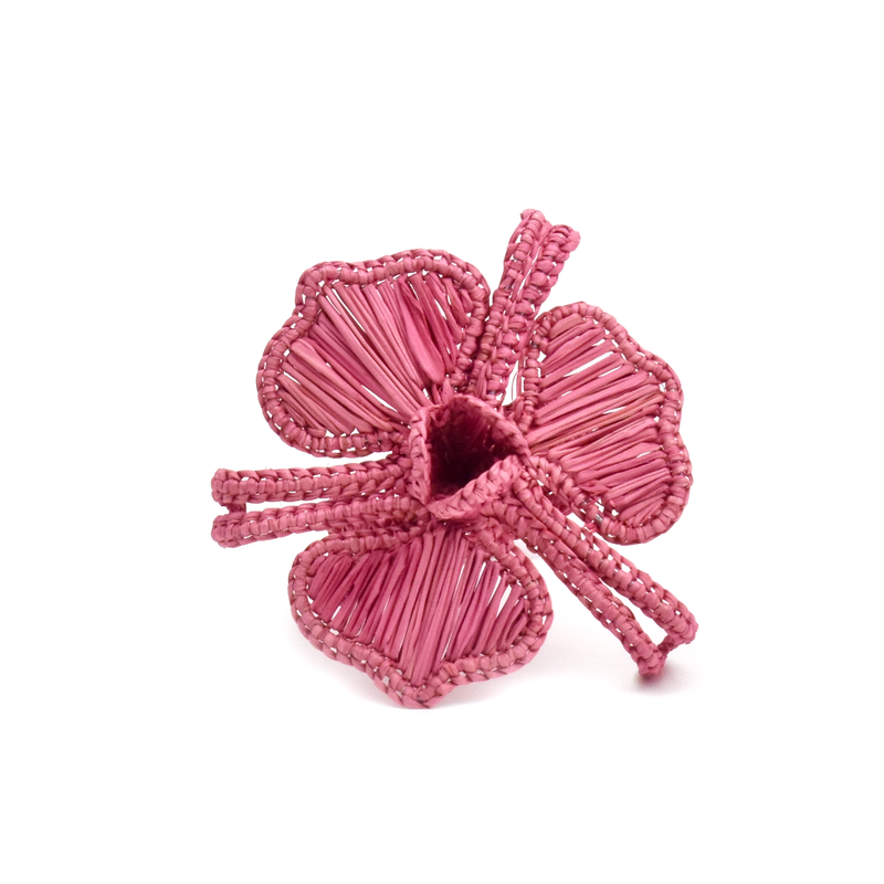 Lily in Pink Napkin Ring