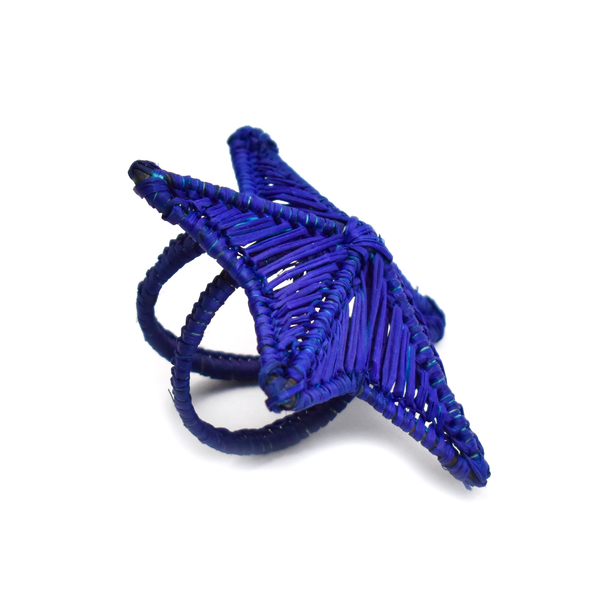 Starfish Napkin Ring: Royal Blue