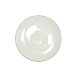 Silver Rim Dinner Set (Dinner and Salad Plate)